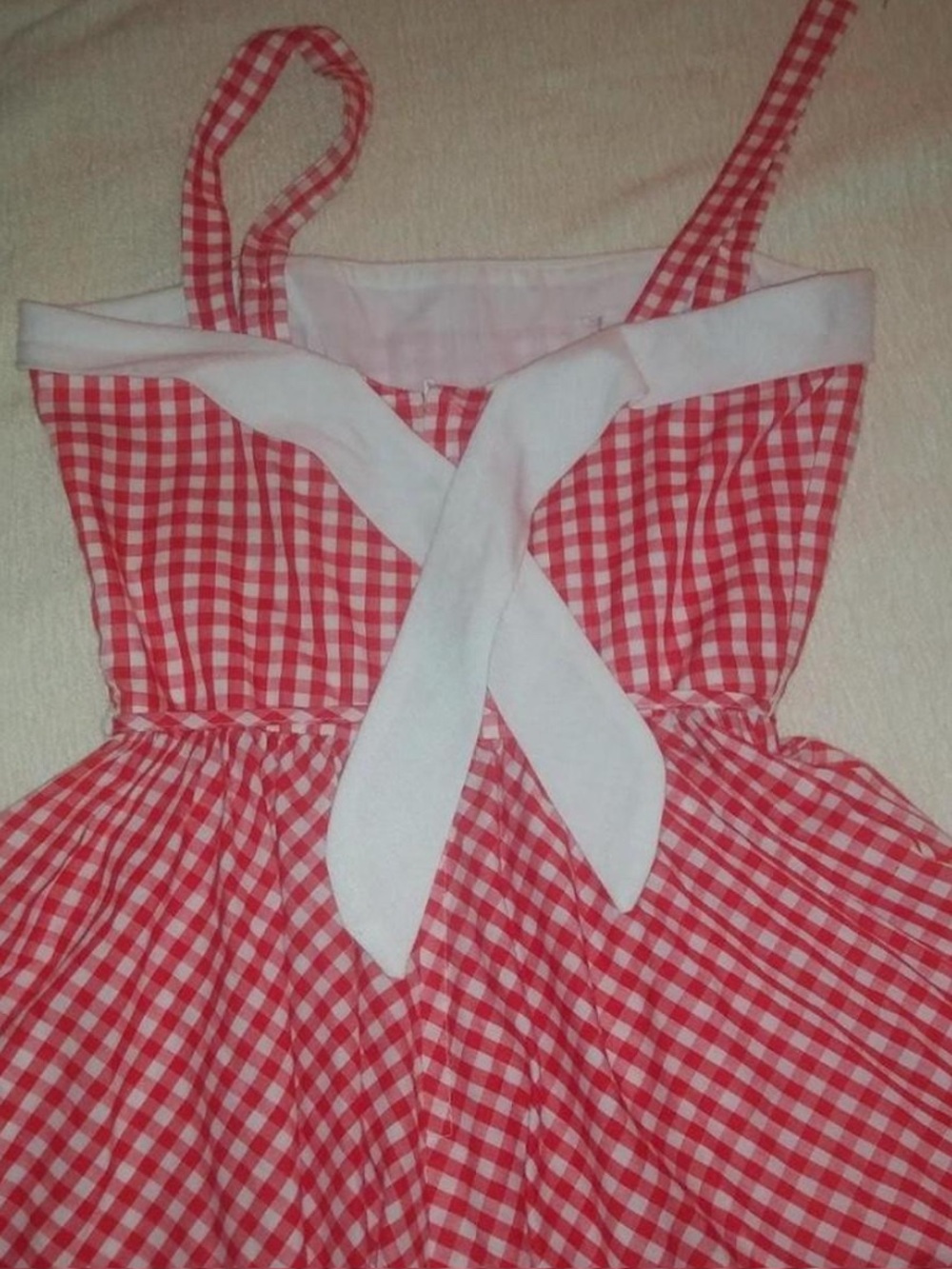 Lanz Originals Red and White Gingham Dress - Picture 2 of 9